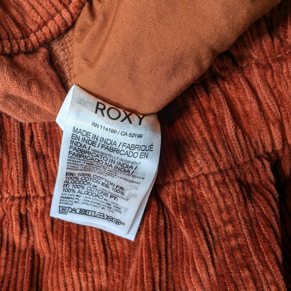 Pre-owned Roxy Silent Days Corduroy Mini Skirt Size SP - Picture 9 of 10